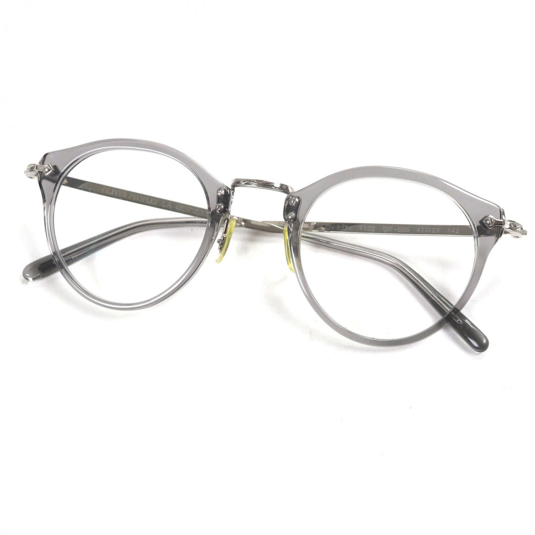 Excellent OLIVER PEOPLES Glasses Clear gray mens OV5184 1132