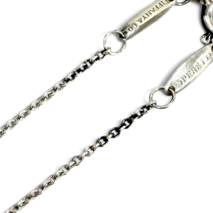 Great TIFFANY&Co. Necklace Color by the Yard Tanzanite Pendant Silver 925 Women