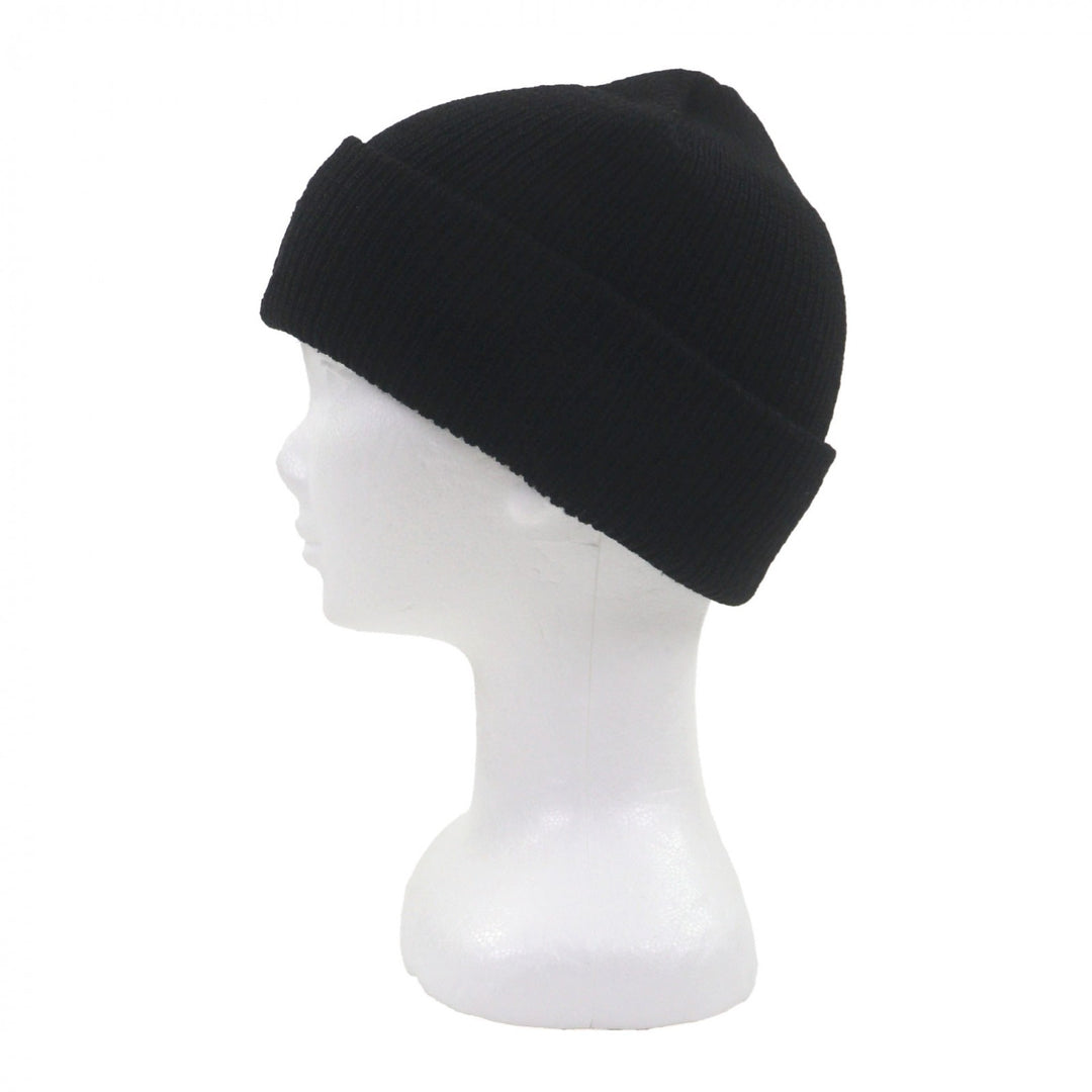 Very Good CHROME HEARTS Knit cap CH embroidered hat beanie black wool mens