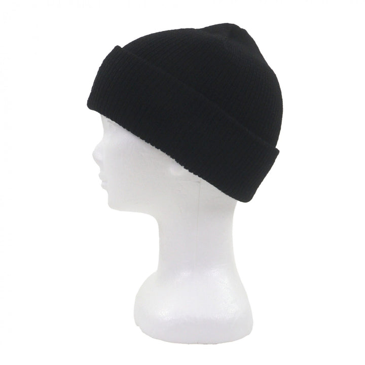 Very Good CHROME HEARTS Knit cap CH embroidered hat beanie black wool mens