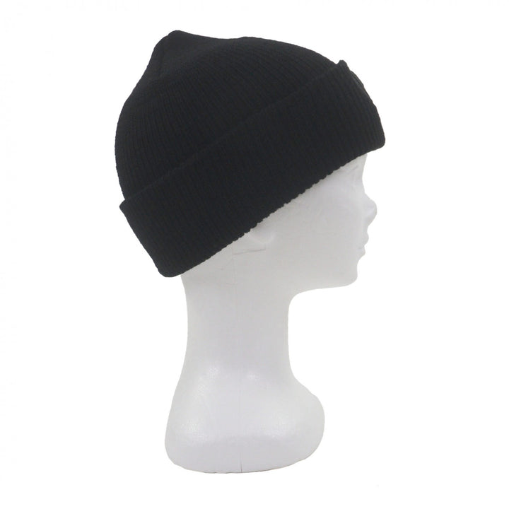 Very Good CHROME HEARTS Knit cap CH embroidered hat beanie black wool mens