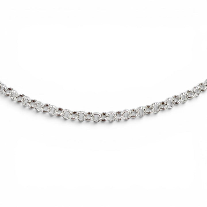 Excellent CHROME HEARTS Necklace Roll Chain NECKCHAIN R18 Silver 925 mens