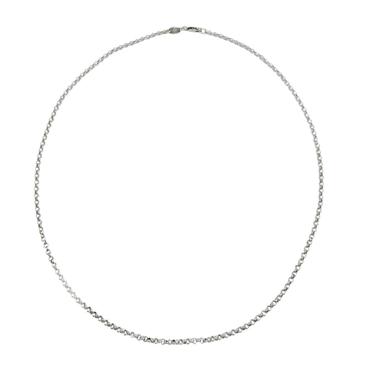 Excellent CHROME HEARTS Necklace Roll Chain NECKCHAIN R18 Silver 925 mens