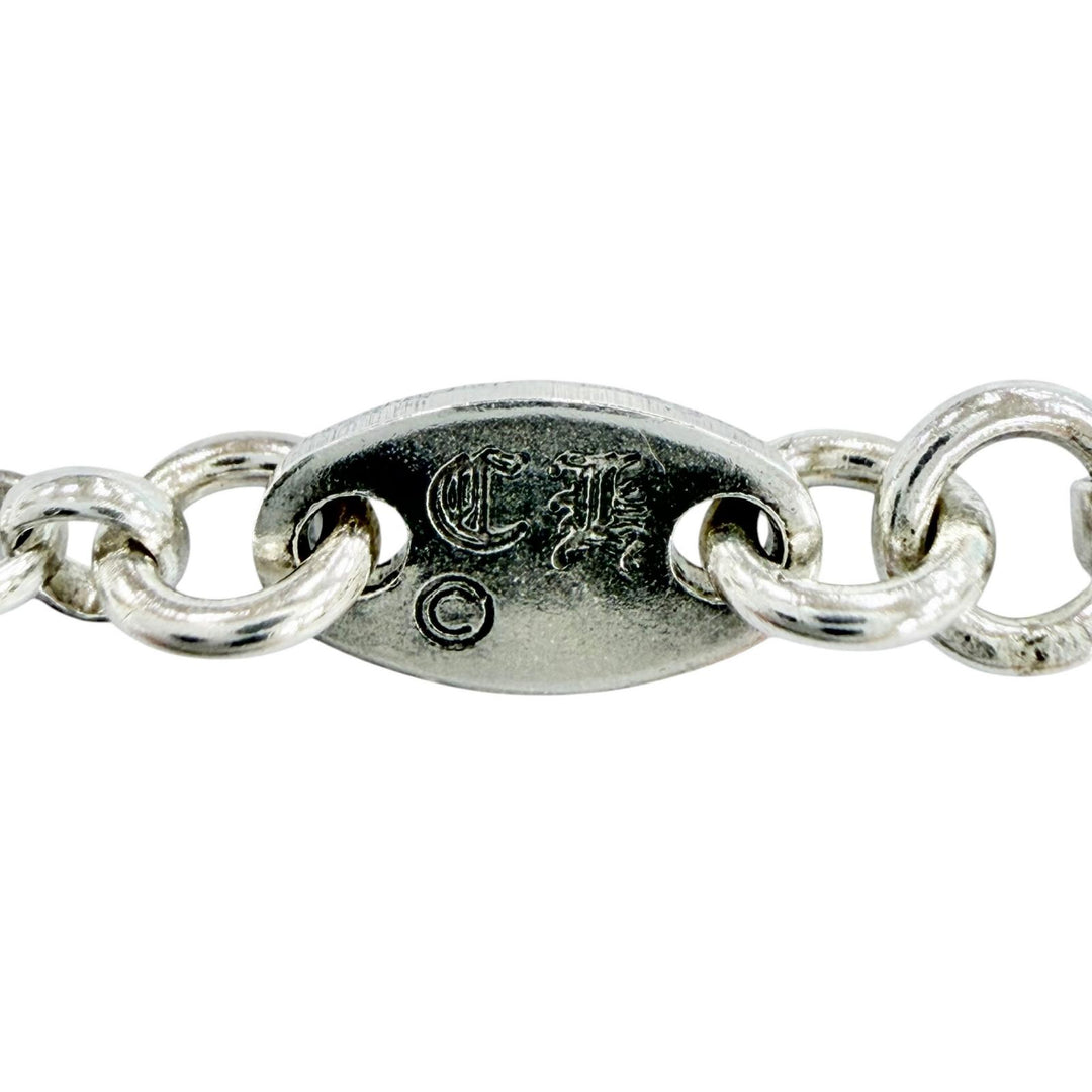 Excellent CHROME HEARTS Necklace Roll Chain NECKCHAIN R18 Silver 925 mens