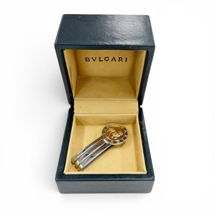 Excellent BVLGARI Money clip Bvlgari Bvlgari Combination Circle Logo Aries gold