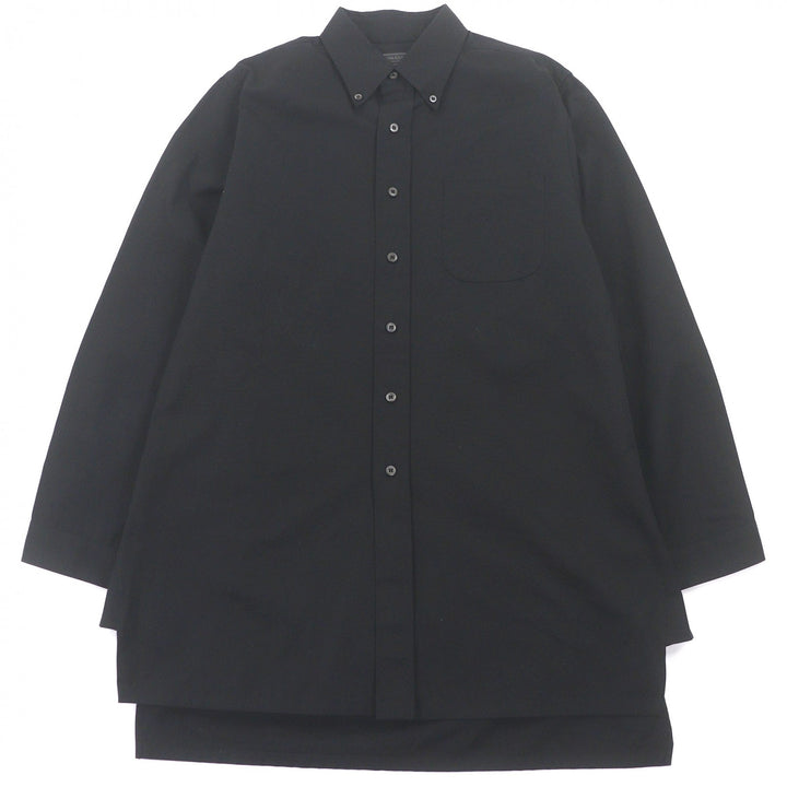 Great PRADA Long sleeve shirt Triangle logo button-down