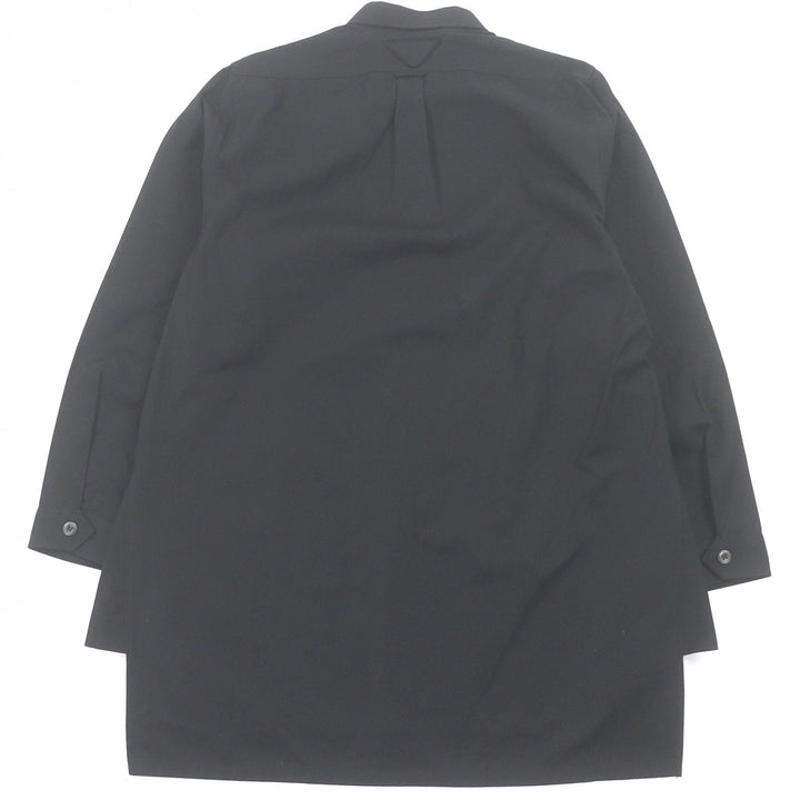 Great PRADA Long sleeve shirt Triangle logo button-down