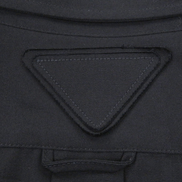Great PRADA Long sleeve shirt Triangle logo button-down
