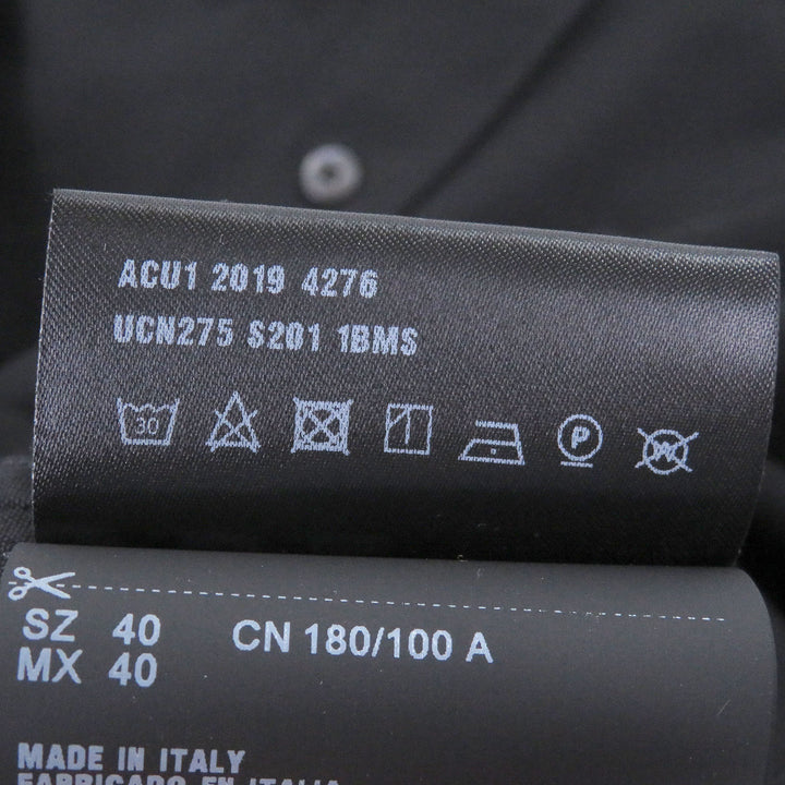 Great PRADA Long sleeve shirt Triangle logo button-down
