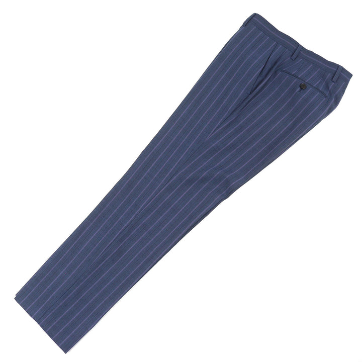 Excellent ETRO All-over lining, striped single-breasted suit, two-piece set 46