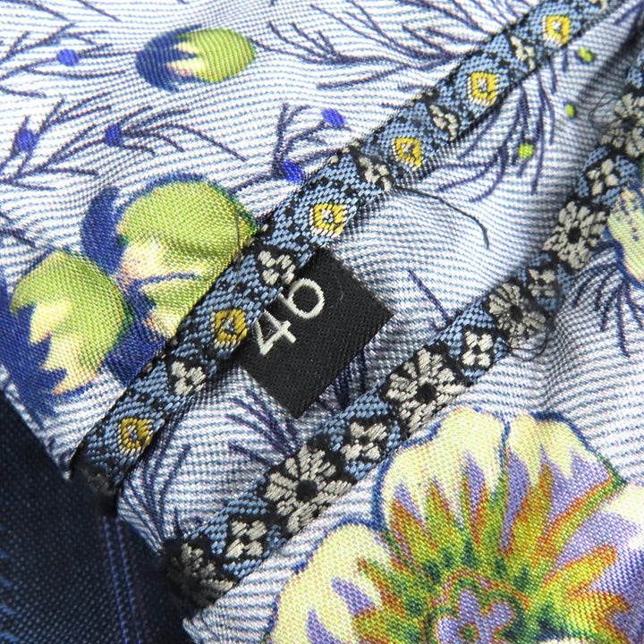 Excellent ETRO All-over lining, striped single-breasted suit, two-piece set 46