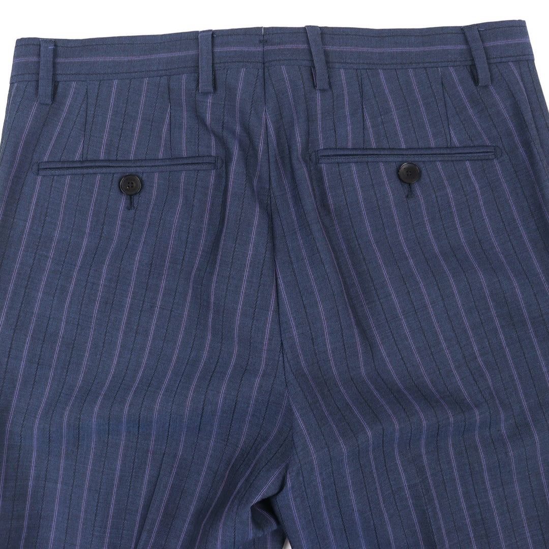 Excellent ETRO All-over lining, striped single-breasted suit, two-piece set 46