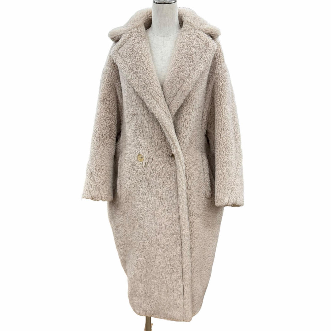 Excellent Max Mara coat TEDDY BEAR alpaca Women XS 101602236