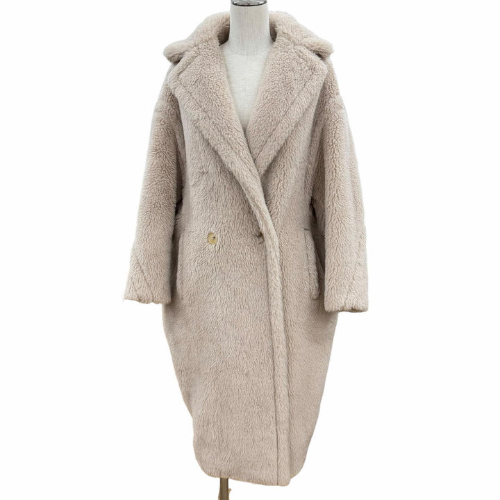 Excellent Max Mara coat TEDDY BEAR alpaca Women XS 101602236