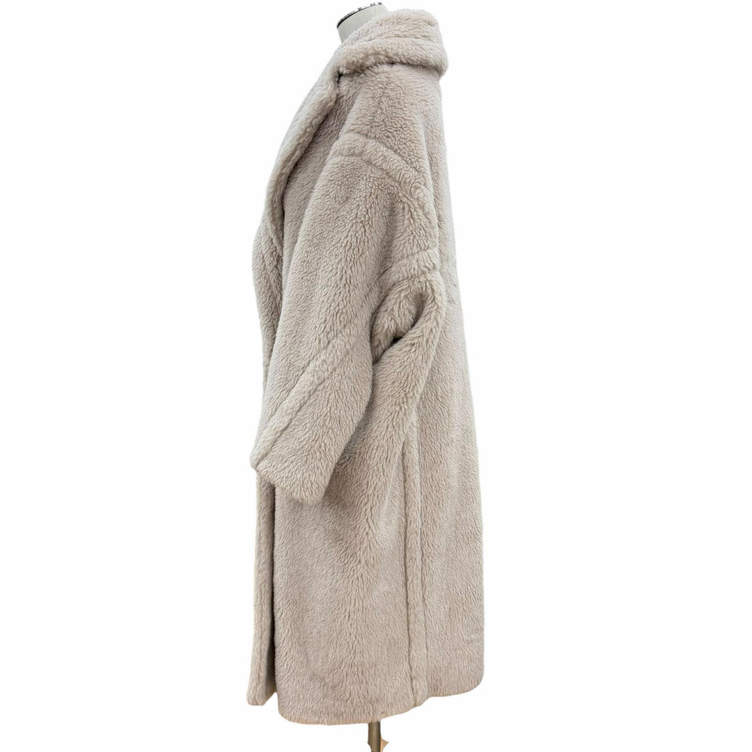 Excellent Max Mara coat TEDDY BEAR alpaca Women XS 101602236