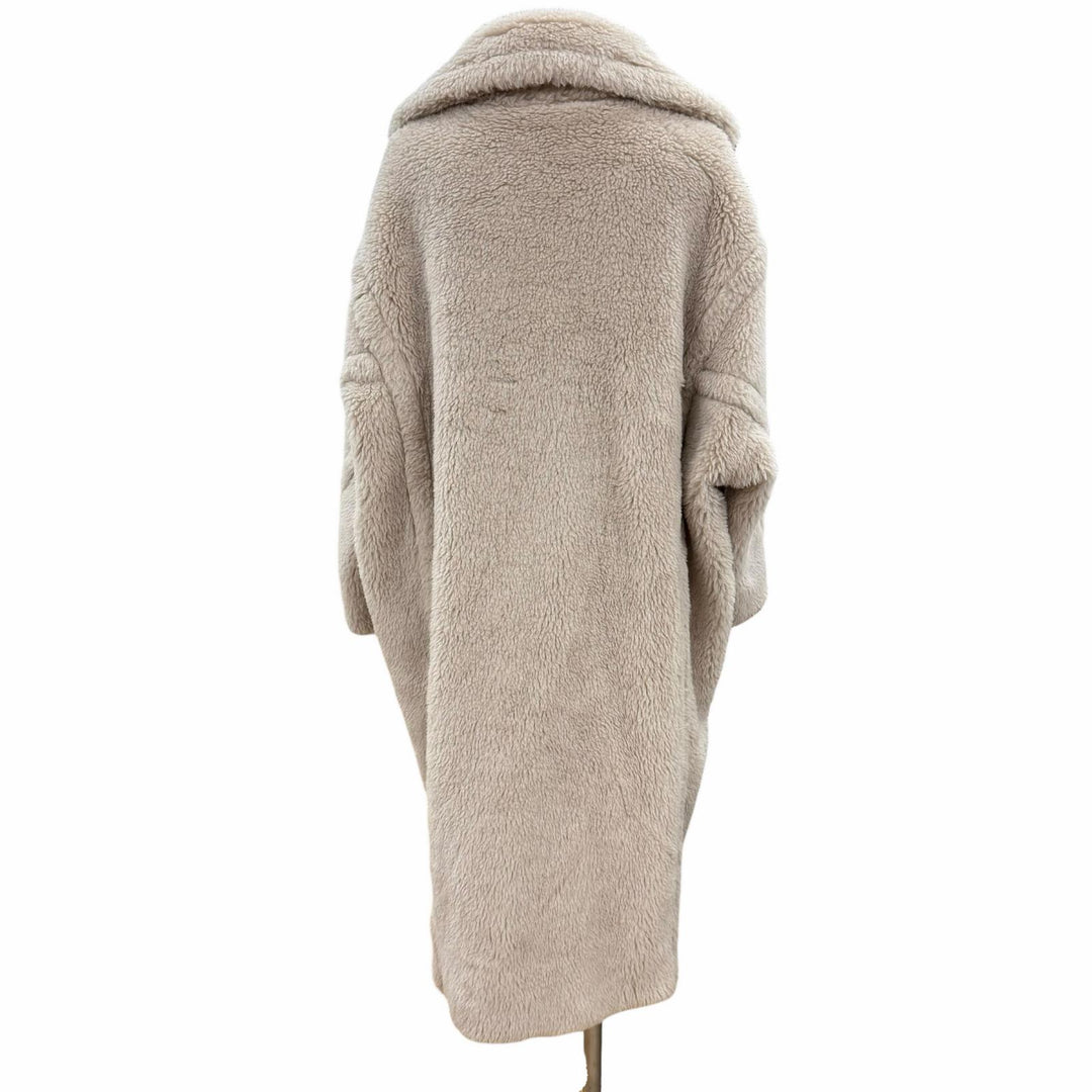 Excellent Max Mara coat TEDDY BEAR alpaca Women XS 101602236