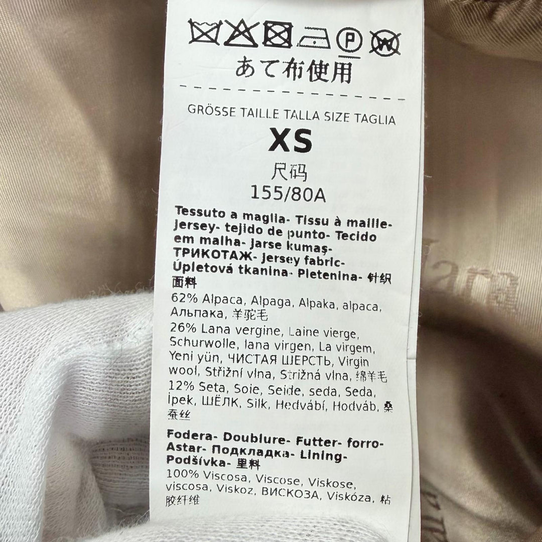 Excellent Max Mara coat TEDDY BEAR alpaca Women XS 101602236