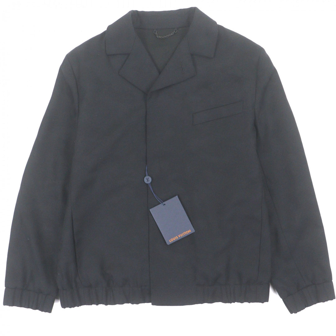Pristine LOUIS VUITTON Blouson black wool mens 44 HJF81W