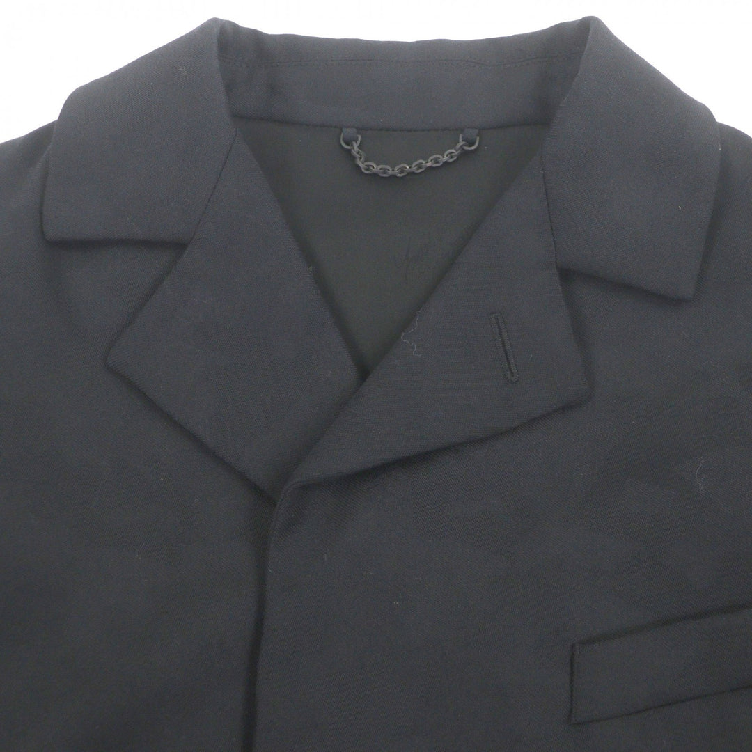 Pristine LOUIS VUITTON Blouson black wool mens 44 HJF81W