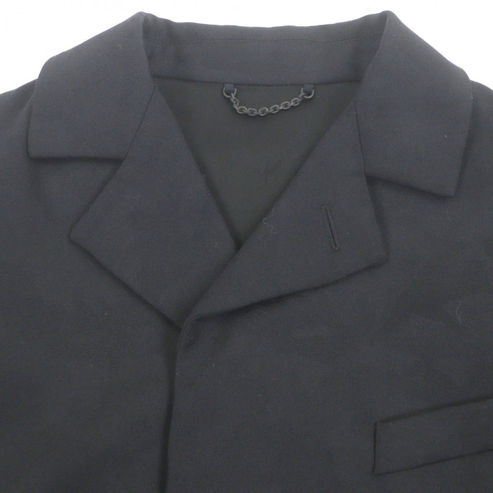 Pristine LOUIS VUITTON Blouson black wool mens 44 HJF81W