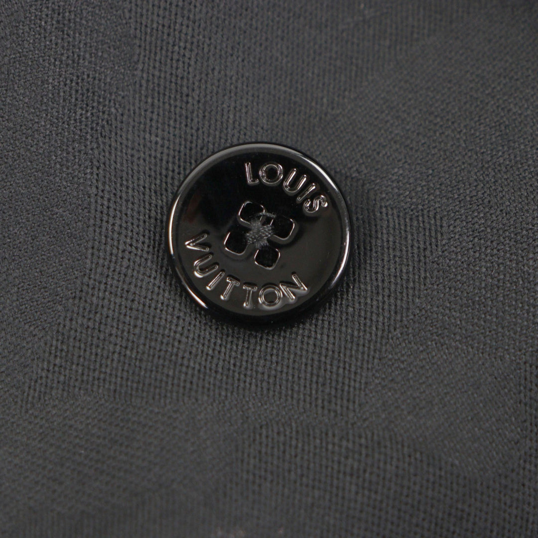 Pristine LOUIS VUITTON Blouson black wool mens 44 HJF81W