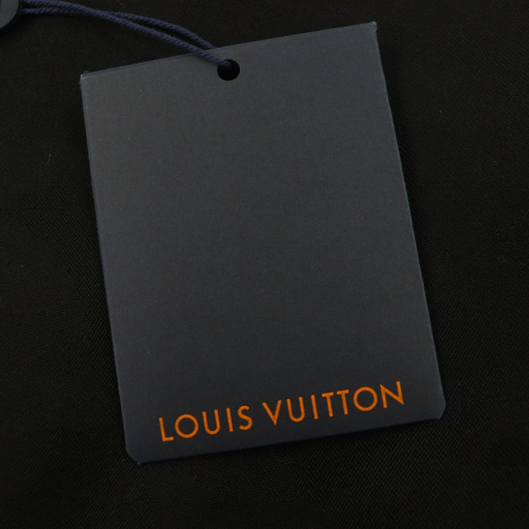 Pristine LOUIS VUITTON Blouson black wool mens 44 HJF81W