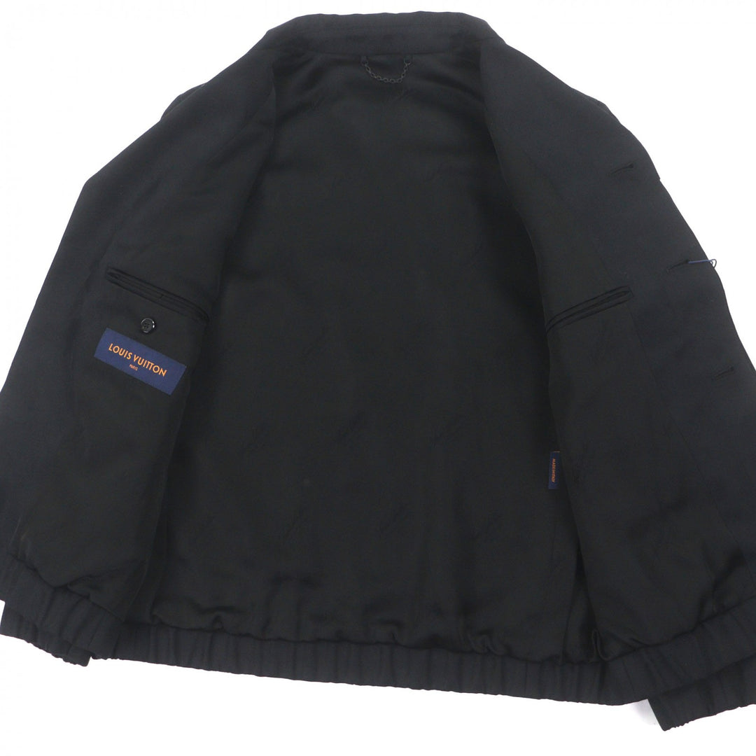 Pristine LOUIS VUITTON Blouson black wool mens 44 HJF81W
