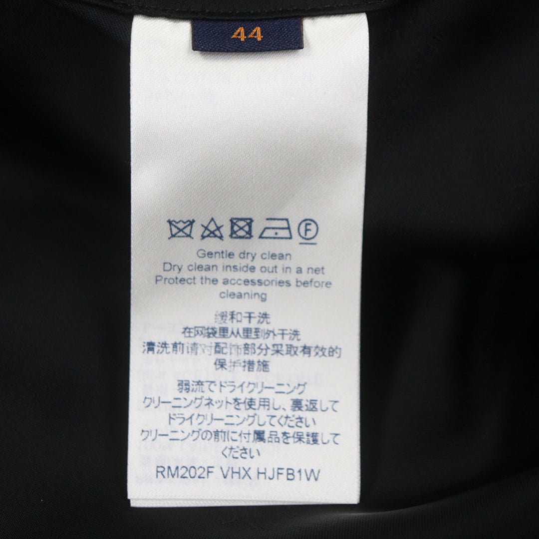 Pristine LOUIS VUITTON Blouson black wool mens 44 HJF81W