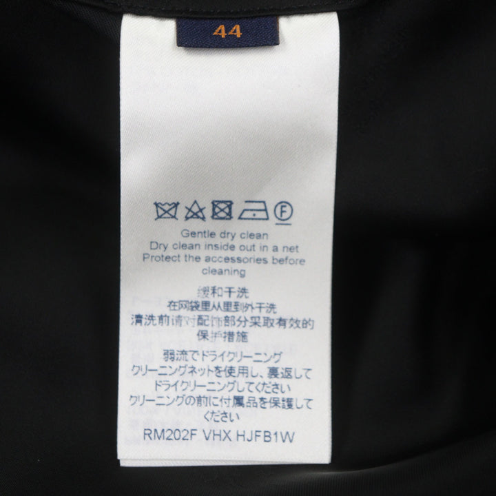 Pristine LOUIS VUITTON Blouson black wool mens 44 HJF81W