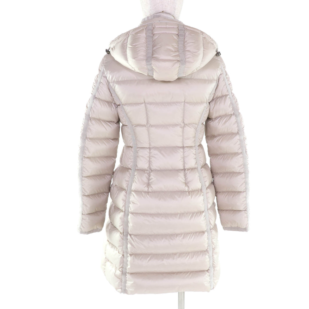 Excellent MONCLER down coat Hermine light beige Nylon Women 0