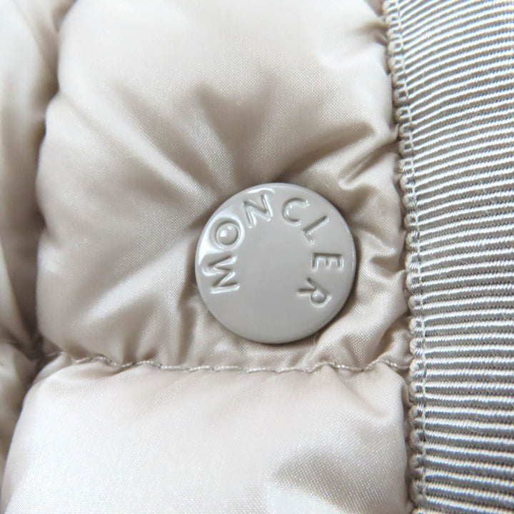 Excellent MONCLER down coat Hermine light beige Nylon Women 0