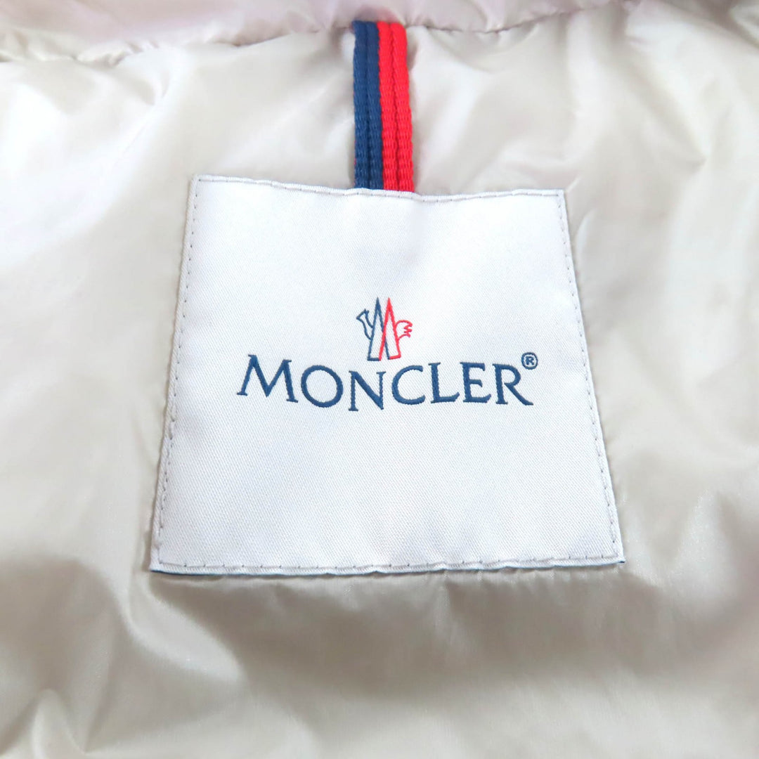 Excellent MONCLER down coat Hermine light beige Nylon Women 0