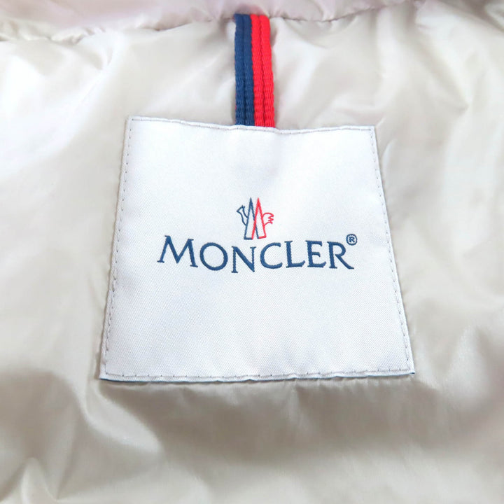 Excellent MONCLER down coat Hermine light beige Nylon Women 0