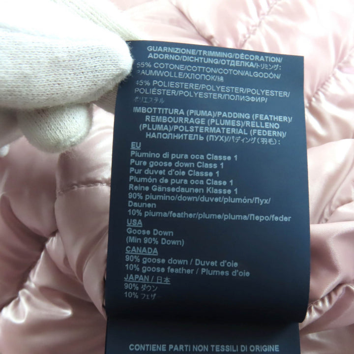 Excellent Herno Down jacket pink Nylon Women 40 PI0046DIC