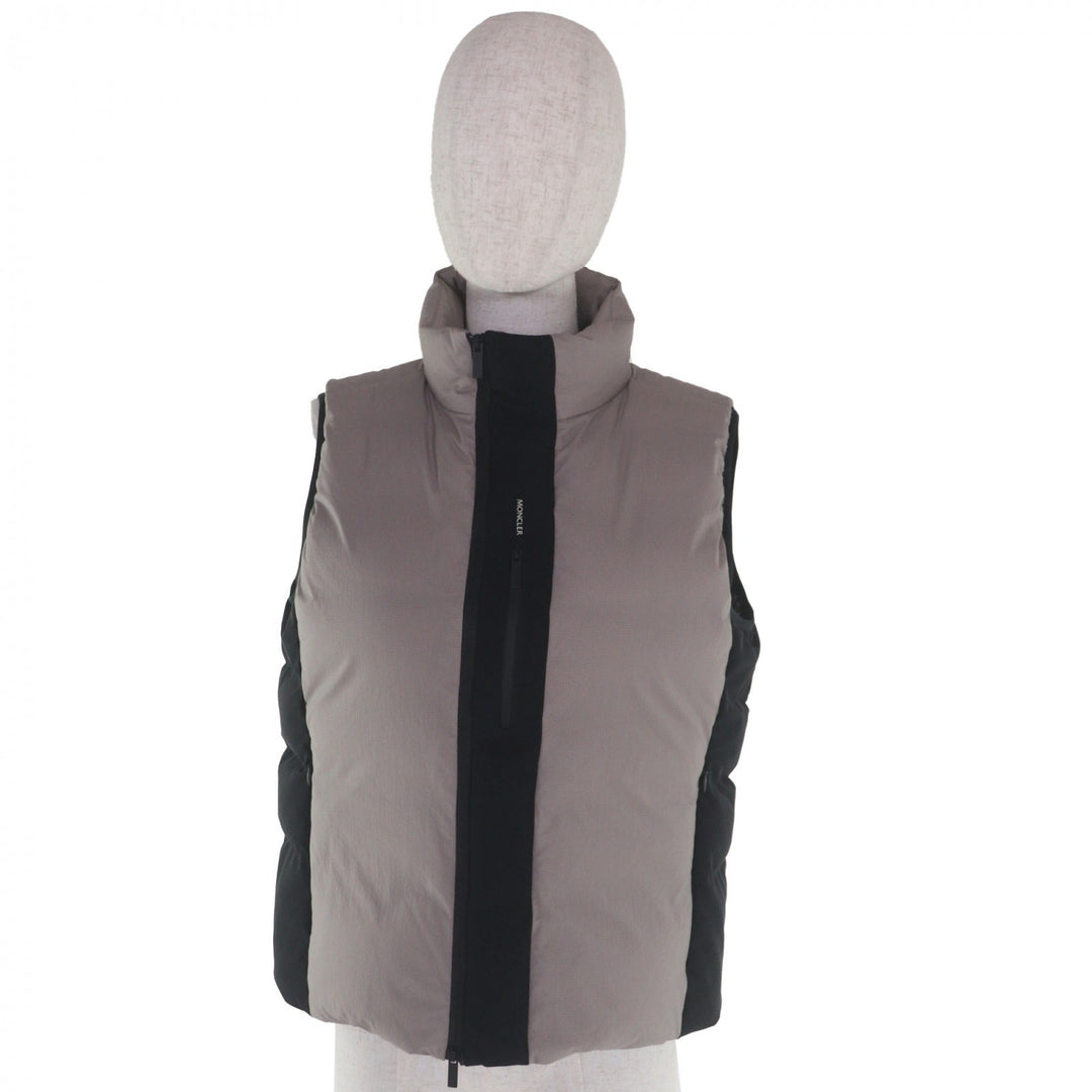 Excellent MONCLER Down vest LYTHRUM gray Nylon Women 2