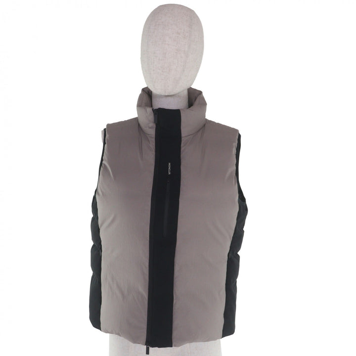 Excellent MONCLER Down vest LYTHRUM gray Nylon Women 2