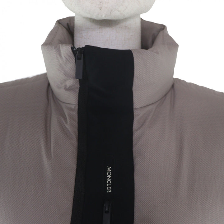 Excellent MONCLER Down vest LYTHRUM gray Nylon Women 2
