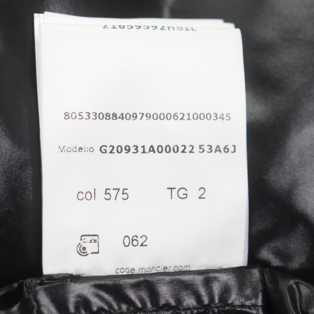 Excellent MONCLER Down vest LYTHRUM gray Nylon Women 2