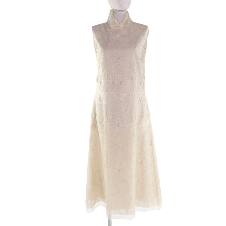 Pristine ebure one piece light beige silk Women 36 3410300236