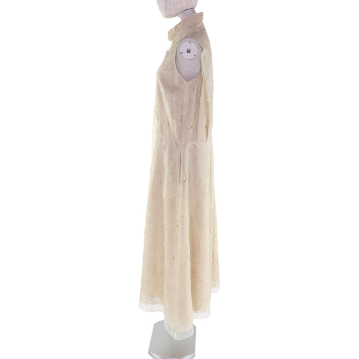 Pristine ebure one piece light beige silk Women 36 3410300236