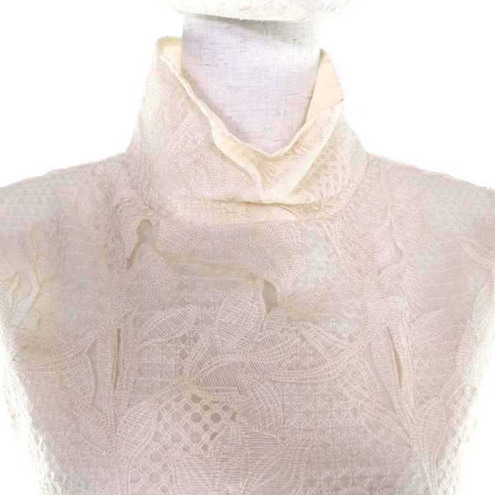 Pristine ebure one piece light beige silk Women 36 3410300236
