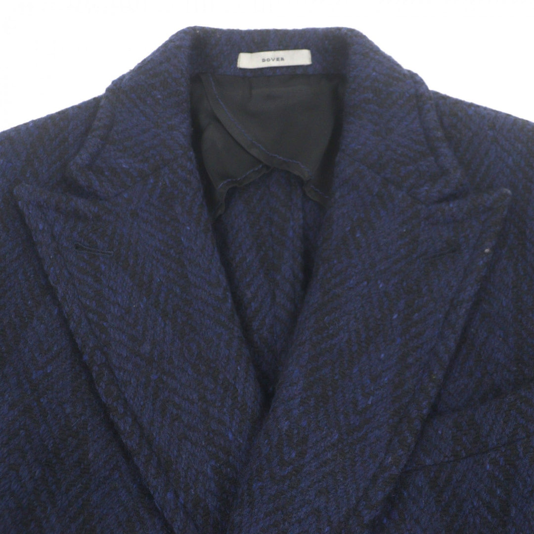 Excellent BOGLIOLI Double chester coat Navy wool mens 50 C2101E