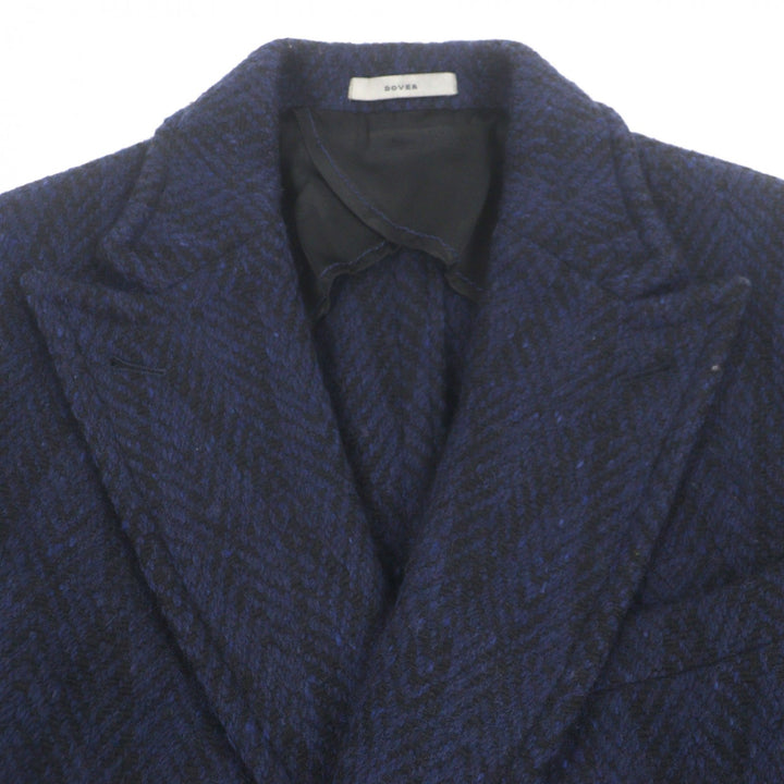 Excellent BOGLIOLI Double chester coat Navy wool mens 50 C2101E