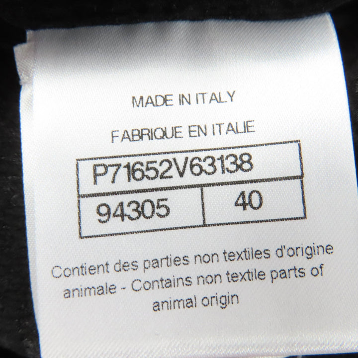 Great CHANEL one piece COCO Mark all-over print blouse silk 40 21K P71652V63138
