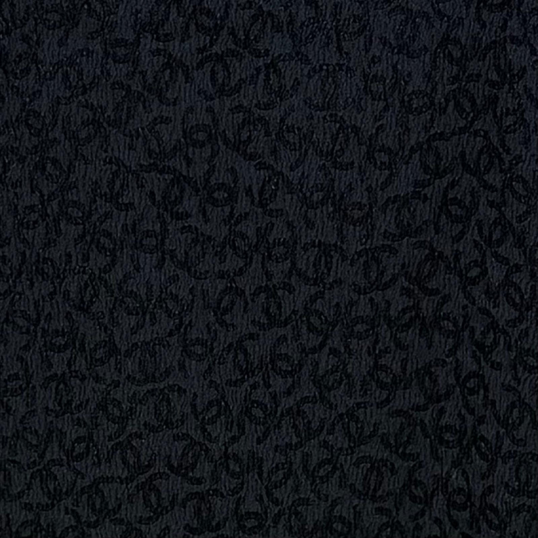 Great CHANEL one piece COCO Mark all-over print blouse silk 40 21K P71652V63138