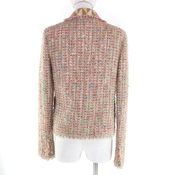 Great CHANEL Blouson Multi Nylon Women 36 04A P24510