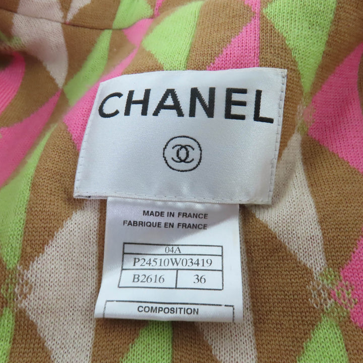 Great CHANEL Blouson Multi Nylon Women 36 04A P24510