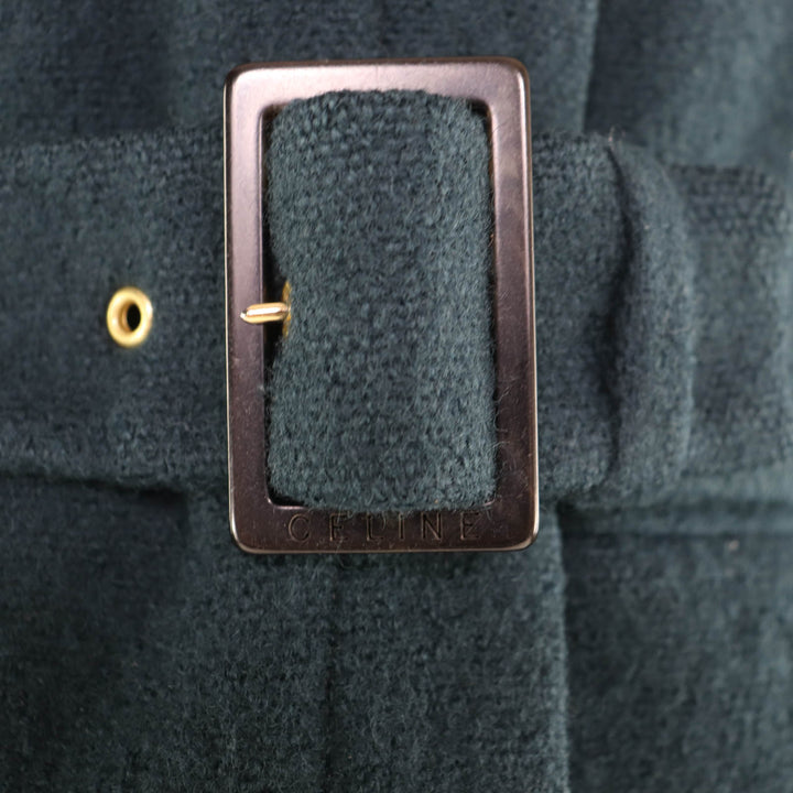 Great CELINE coat green wool Women 34