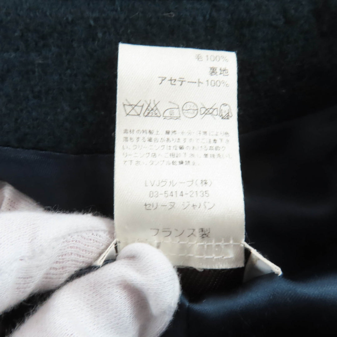 Great CELINE coat green wool Women 34