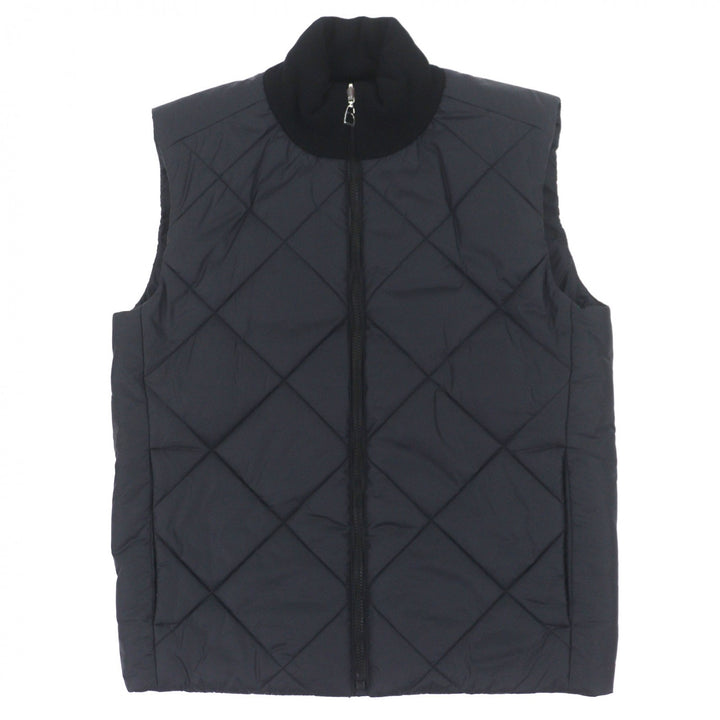 Excellent HERMES Down vest black Nylon mens M